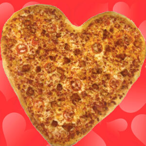 Love Heart Pizza – Cheese