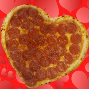 Love Heart Pizza – Pepperoni